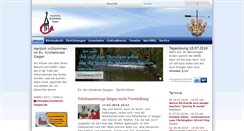 Desktop Screenshot of kirche-siegen.de