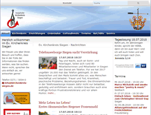 Tablet Screenshot of kirche-siegen.de